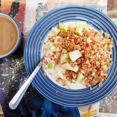 Apple and Banana Spelt Muesli