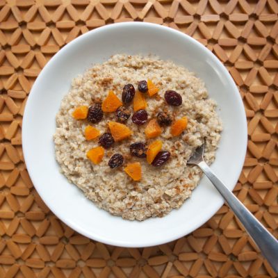 Apricot and Cranberry Oatmeal