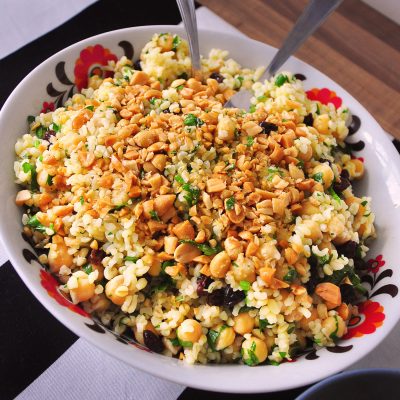 Barley and Chickpea Salad