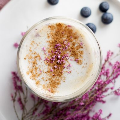 Blueberry Rooibos Latte