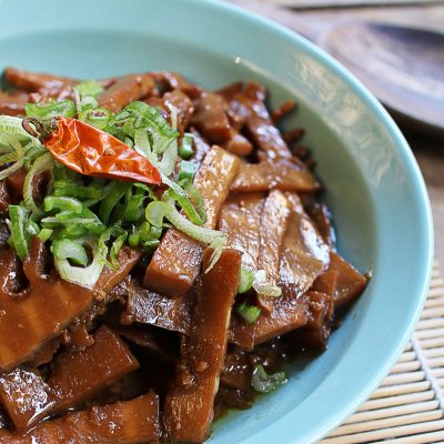 Braised Bamboo Shoots with Soy Sauce
