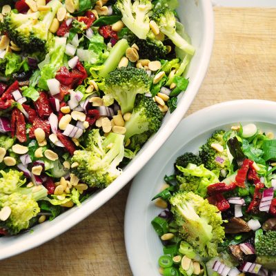 Broccoli and Sun Dried Tomato Salad