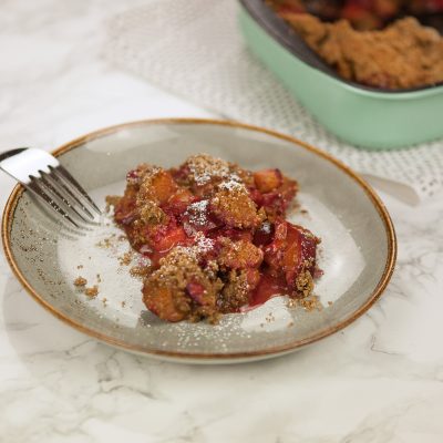 Cardamom Stone Fruit Crumble