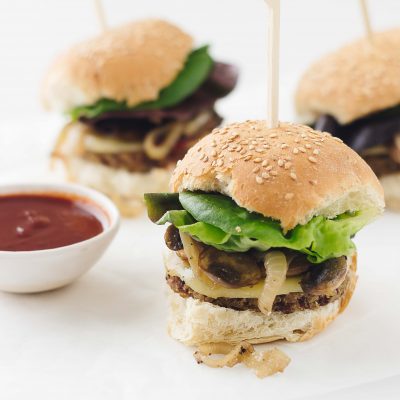 Cauliflower Quinoa Burger Sliders