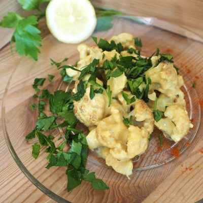 Cauliflower with Sesame Sauce