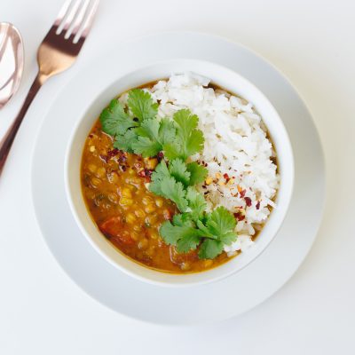 Coconut Coriander Lentil Curry