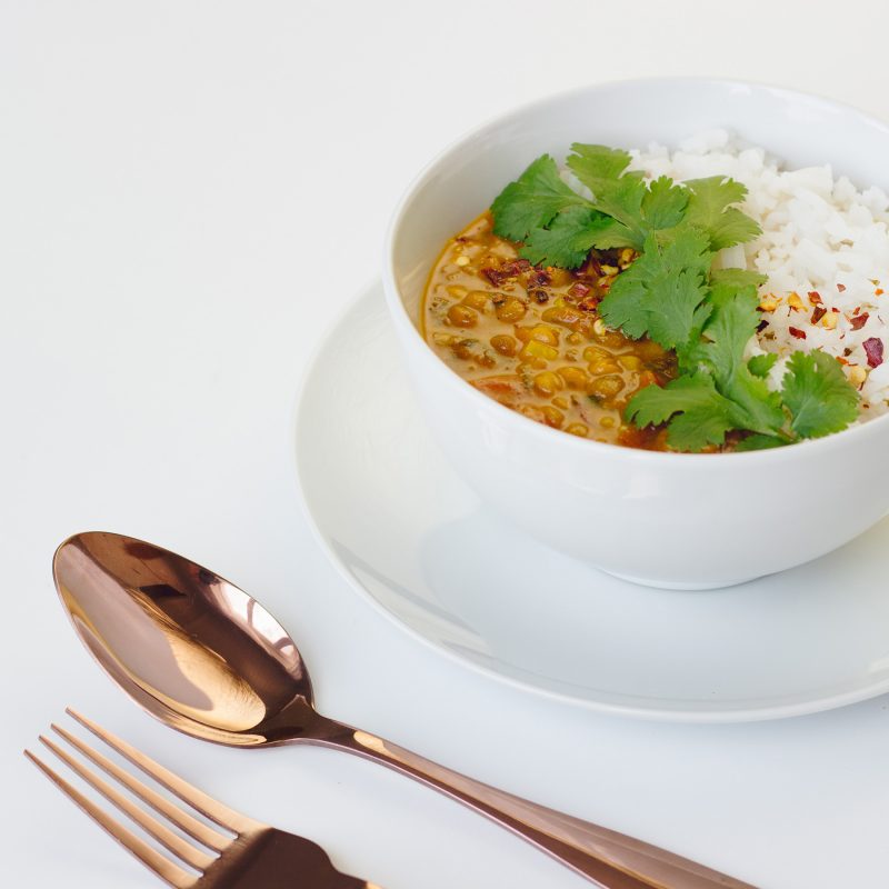 Coconut Cilantro and Lentil Curry Free Vegan Meal Plans Veahero