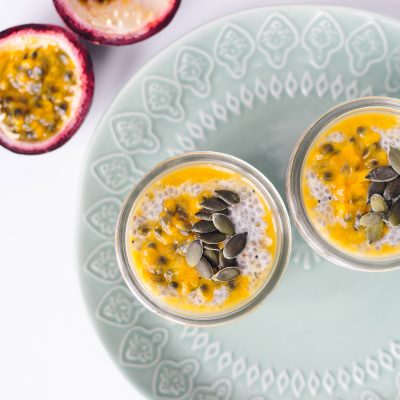 Coconut Granadilla Chia Pudding