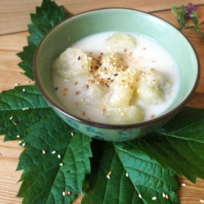 Cooked Banana in Coconut Milk