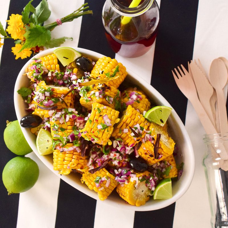 Corn on the Cob Salad Free Vegan Meal Plan Veahero