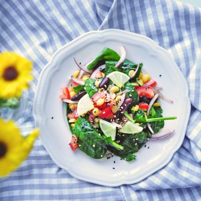 Spinach and Lime Salad