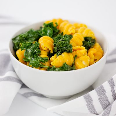 Garlic and Kale Butternut Pasta