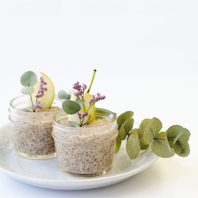 Ginger and Pear Chia Pudding