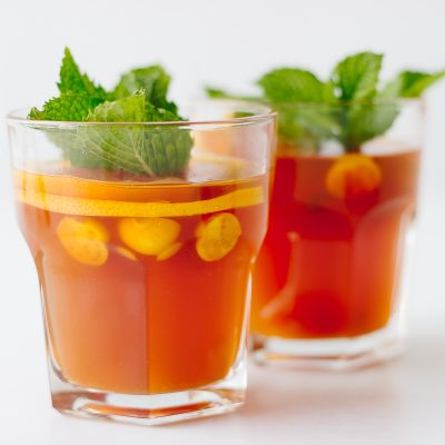 Grapefruit Rooibos Iced Tea