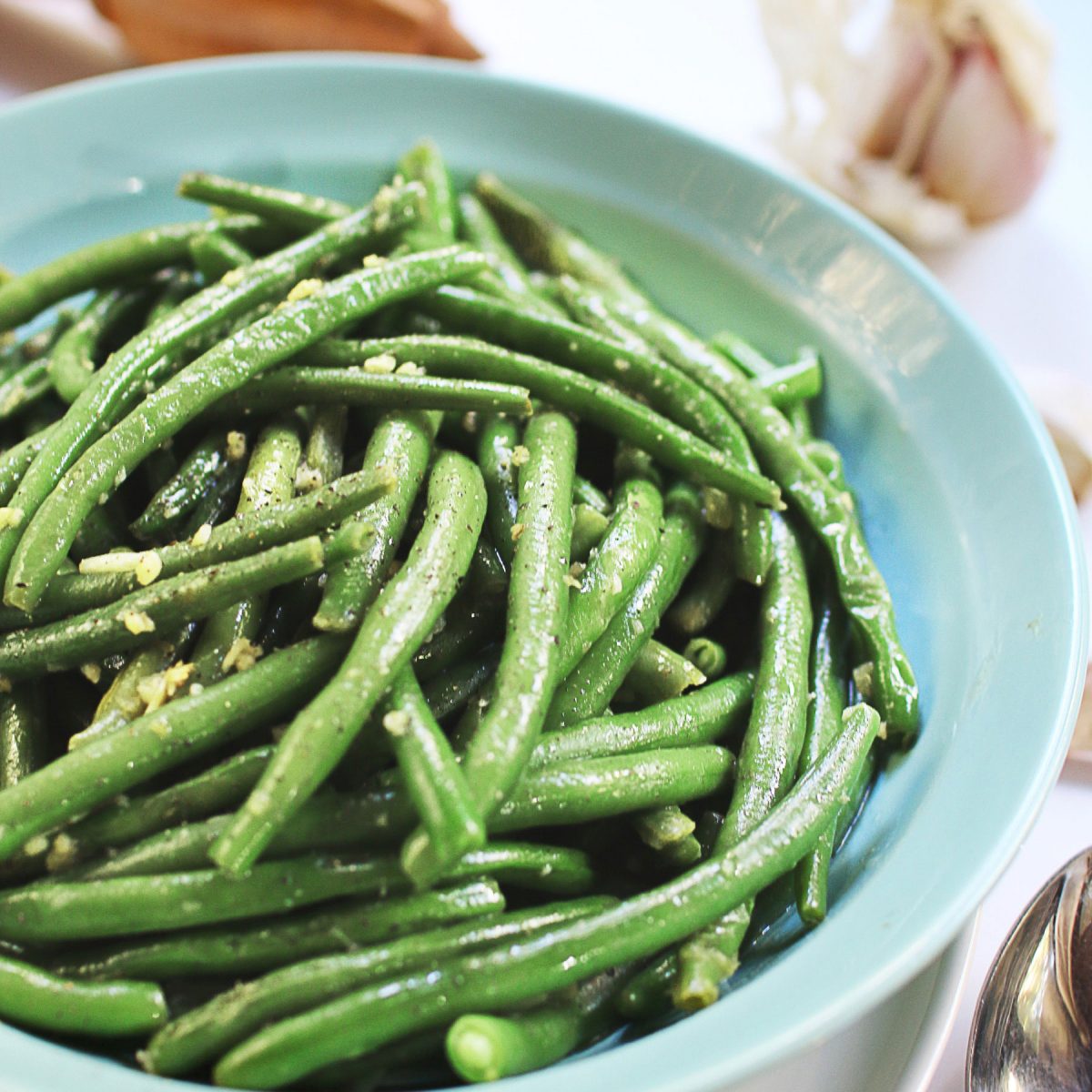 Garlic Green Beans with Lemon Free 7 Day Vegan Meal Plan Veahero