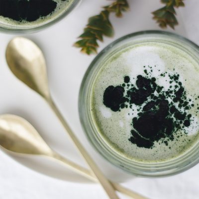 Green Spirulina Latte