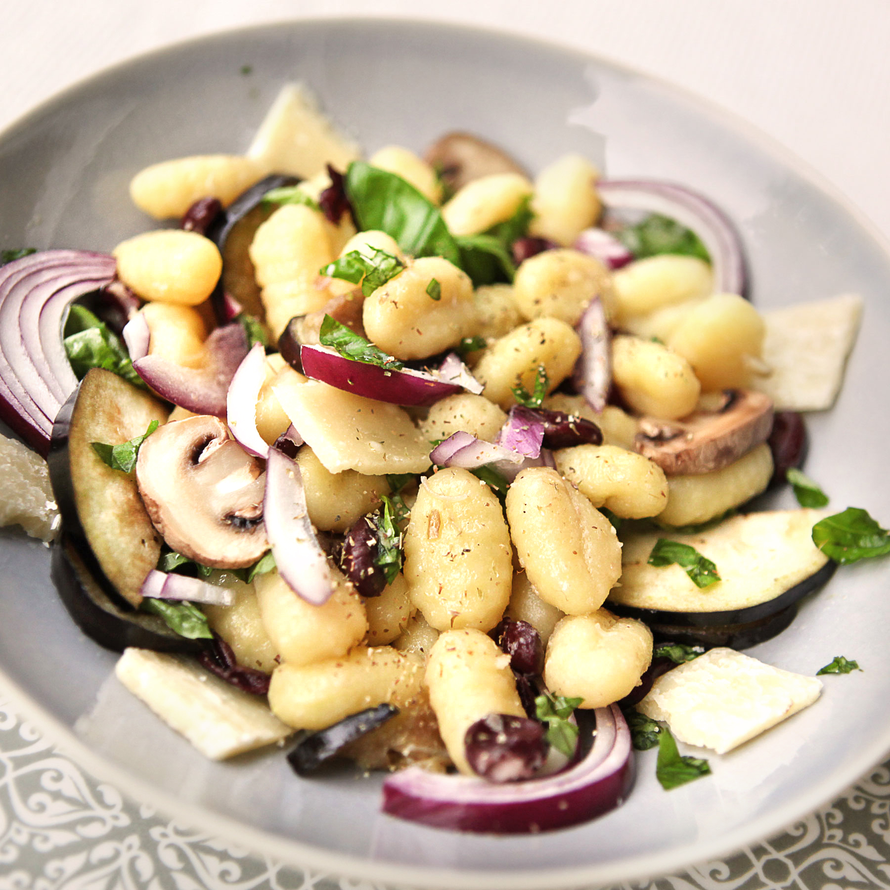 Kidney Bean and Eggplant Gnocchi Free Vegetarian Meal Plan Veahero
