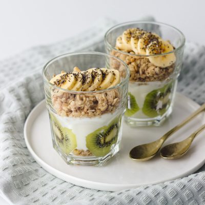 Kiwi Banana Parfait