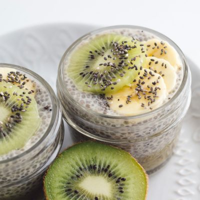 Kiwi and Chia Smoothie Pudding