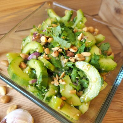 Lao Cucumber and Peanut Salad