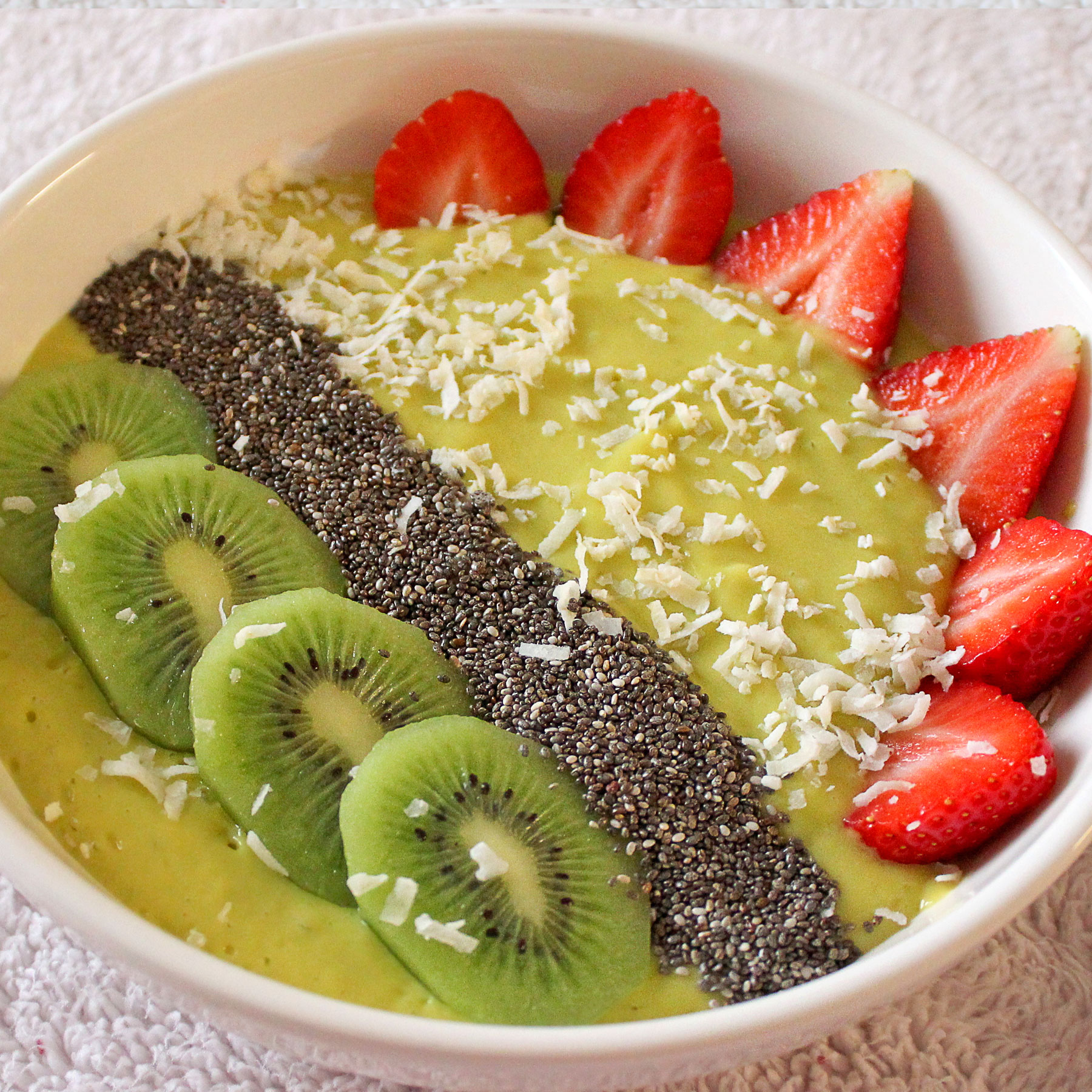 Mango and Avocado Smoothie Bowl Free Vegan Meal Plan Veahero