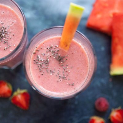Mixed Berry and Watermelon Smoothie