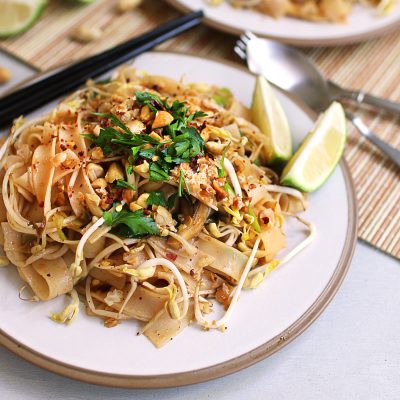 Pad Thai with Oyster Mushrooms