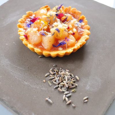 Pear and Lavender Tart