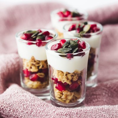 Pomegranate Pumpkin Seed Parfait