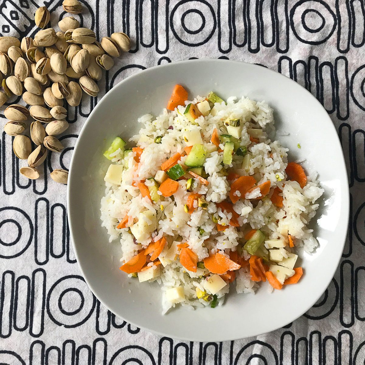 Provolone Basmati Rice Salad Veahero