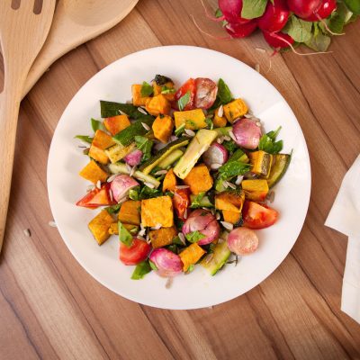 Radish and Sweet Potato Salad