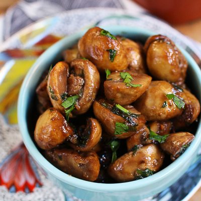 Sauteed Mushrooms with Garlic and Parsley