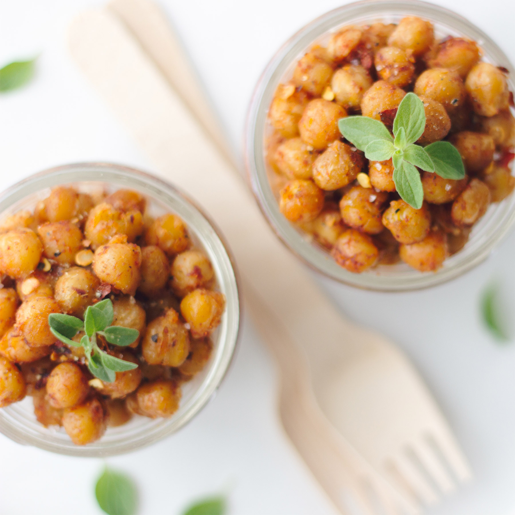 Spicy Roasted Chickpeas Free 7 Day Vegan Meal Plan Veahero