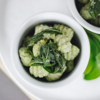 Spinach and Sage Buttered Gnocchi