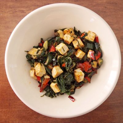Stir Fried Tofu with Peppers