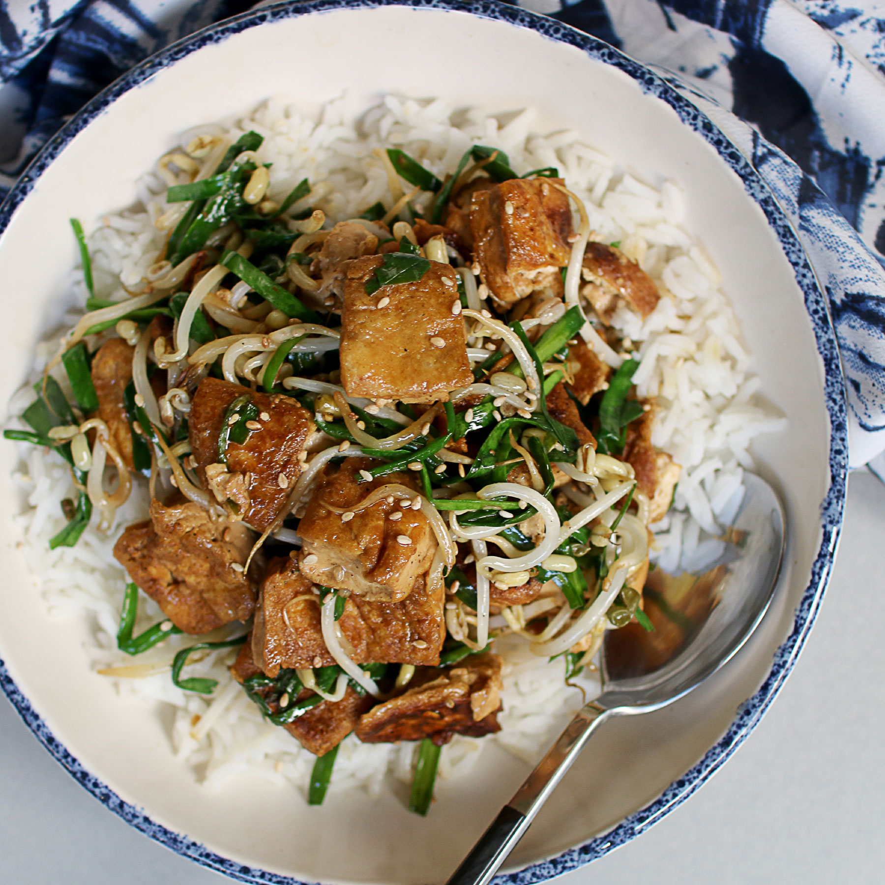 Chinese Stir Fry Tofu | Free 7 Day Vegan Meal Plan | Veahero