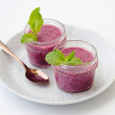 Strawberry and Beetroot Chia Pudding