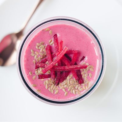 Strawberry Beetroot Smoothie