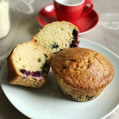 Vegan Blueberry Yoghurt Muffins