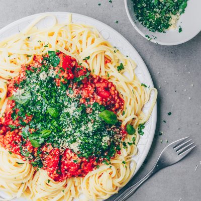 Vegan Lentil Bolognese