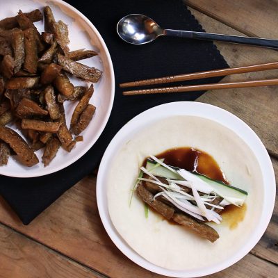 Vegan Peking Duck Pancakes