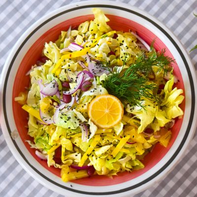 Yellow Beetroot and Orange Salad