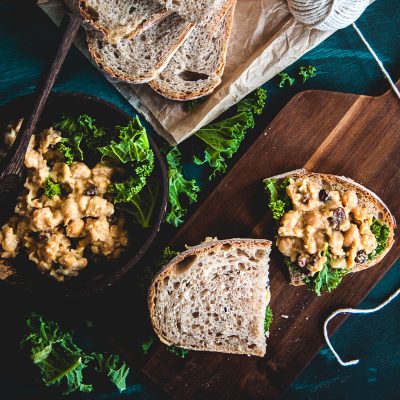 Coronation Chickpea Sandwich