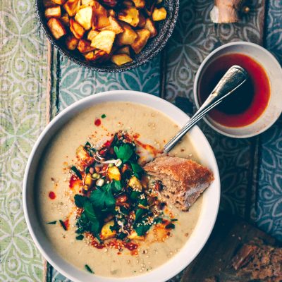 Hummus and Tahini Soup