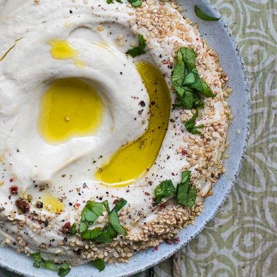 Homemade Cauliflower Hummus