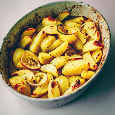 Greek Inspired Lemon Potatoes