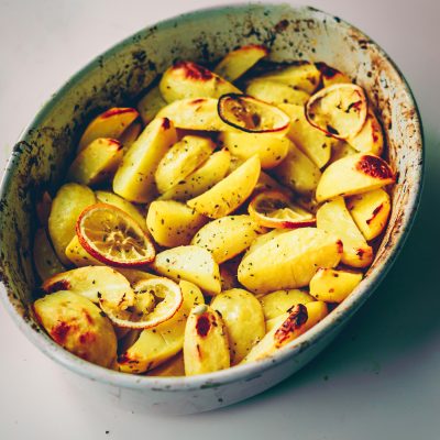 Greek Lemon Potatoes