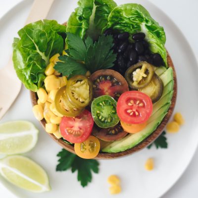 Mexican Salad Bowl with Lime Dressing