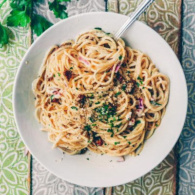 Vegan Carbonara Pasta