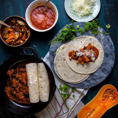 Vegan Smoky Enchiladas